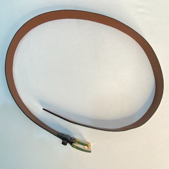 Jos A Bank Black Belt Mens 34 Waist Croc Embossed Leather - Picture 6 of 14